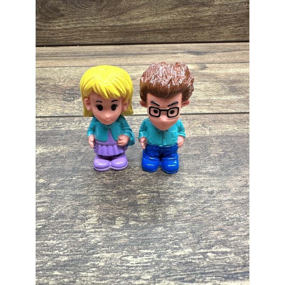 Keenway Vintage Dollhouse Dolls Mini Figures Mom‎ And Dad Parents